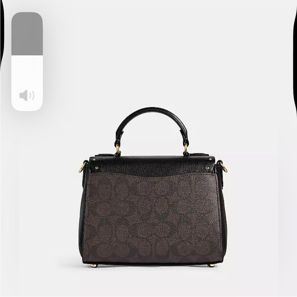 Coach Top Handle Satchel In Color Block Signature… - image 4